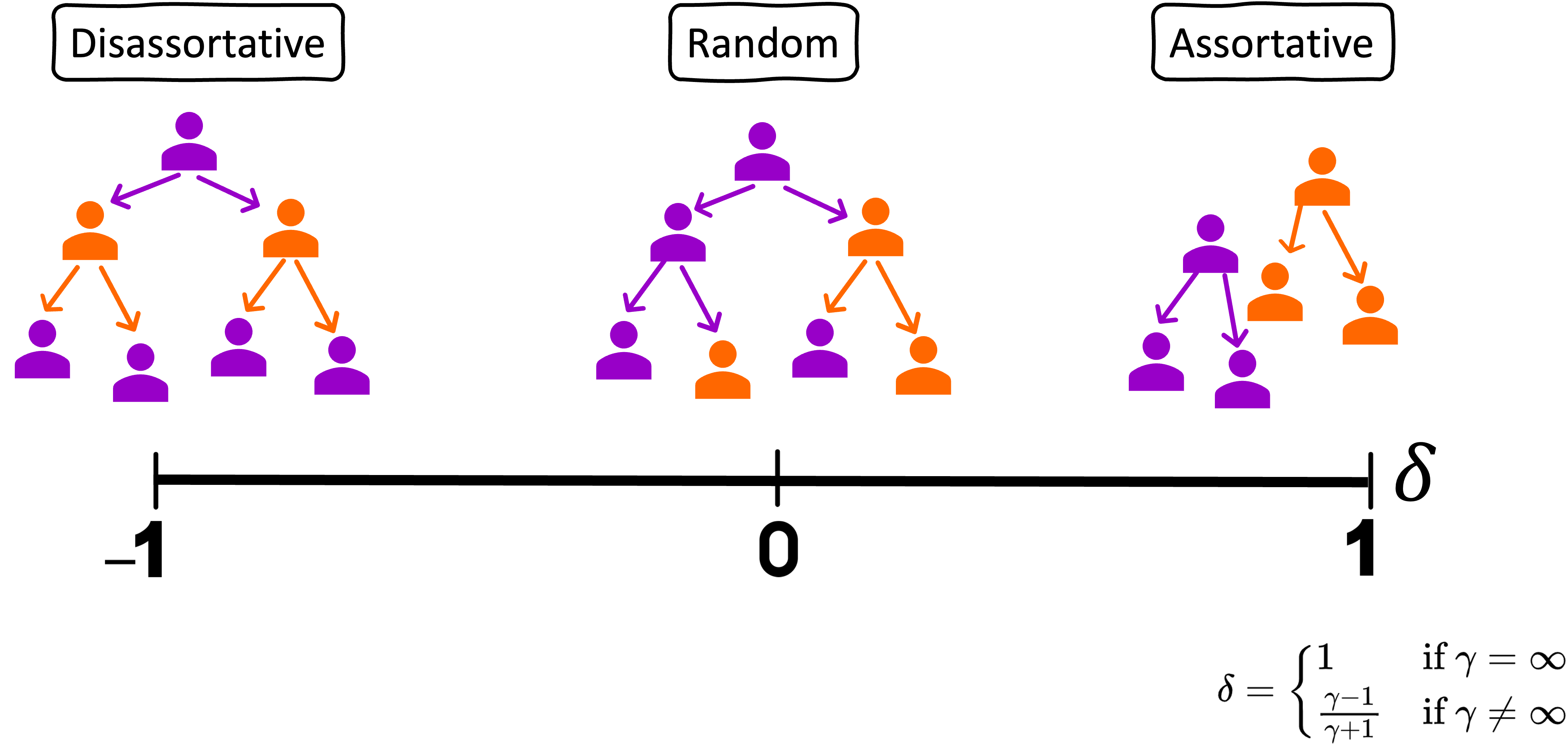 delta assortativity coefficient