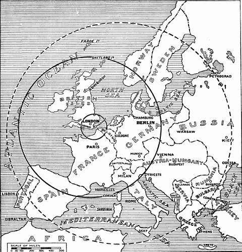 Radius of Action of a Modern Zeppelin