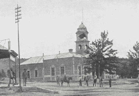 Town Hall, Ladysmith, Clock-Tower Damaged by Shell Fire