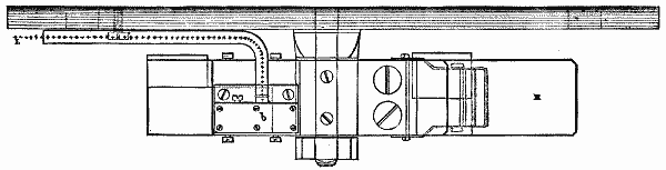 Fig. 6.—Pedal for Sending Warning to Railway Crossing—Plan View.