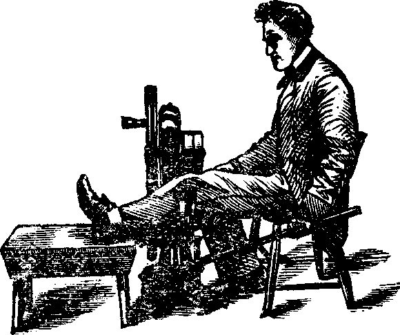 Illustration:
Fig. 12. Rubbing the Legs.