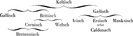 Celtic language family