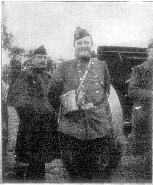 Count Guy d'Oultremont, Adjutant of the Belgian Court. French howitzer in the background