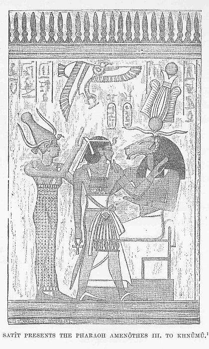 350.jpg Satt Presents the Pharaoh Amenthes Iii. To Khnm.1 