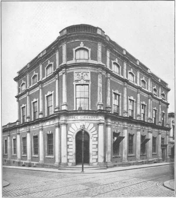 Norwich Public Library.  Foundation Stone Laid 13th September, 
1854.  Library Opened 16th March, 1857