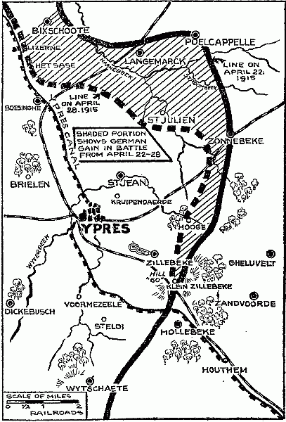 THE GAS BATTLE OF YPRES