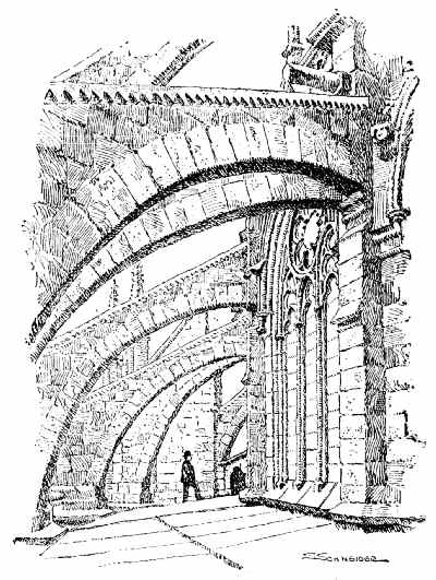 Flying Buttresses of Notre Dame, Paris