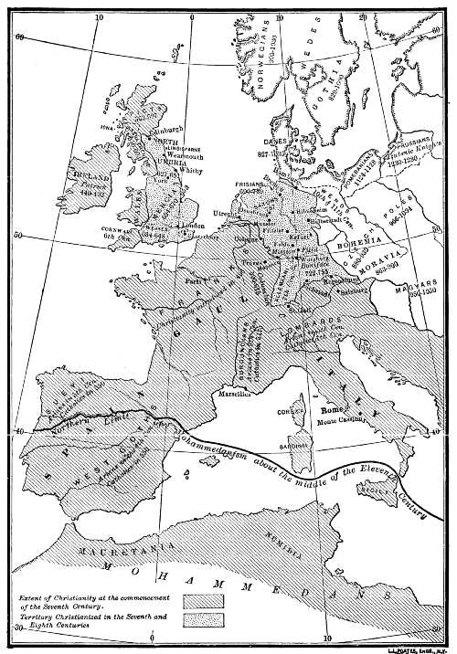 Map of Christian Missions