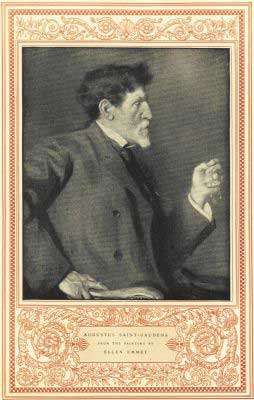 AUGUSTUS SAINT-GAUDENS FROM THE PAINTING BY ELLEN EMMET