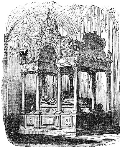 Elizabeth's Tomb in Westminster Abbey.