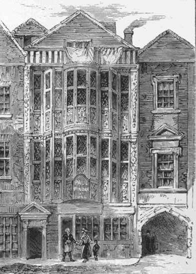 SIR PAUL PINDAR'S HOUSE IN BISHOPSGATE STREET.