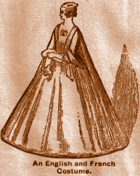 An English and French Costume.