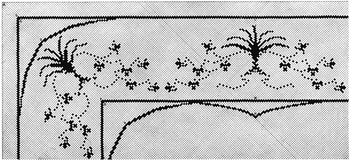 Plate LXIX. Orchid design.