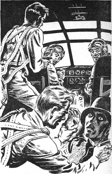 "WE'LL TAKE OVER NOW," STAN SNAPPED.

A Yankee Flier in Italy