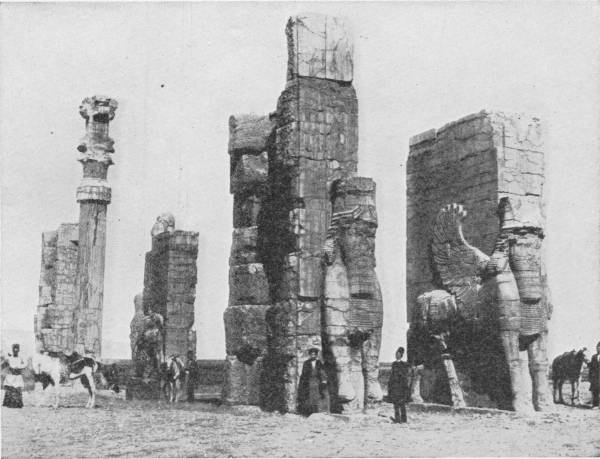 THE GREAT PORCH OF XERXES, AT PERSEPOLIS