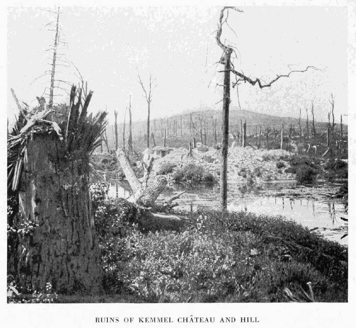 RUINS OF KEMMEL CHTEAU AND HILL