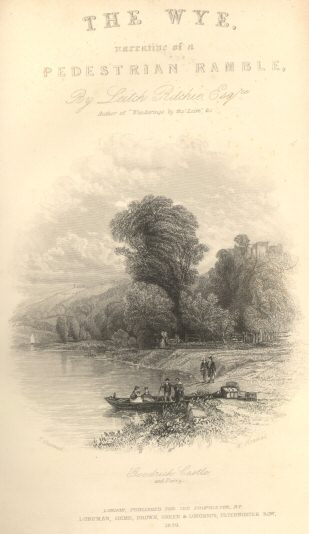 Decorative title page, with Goodrich castle (followed by proper
title page)