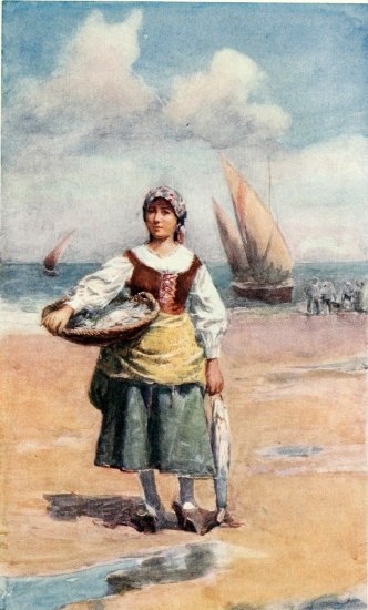 A FISHER GIRL (COAST OF MALAGA)