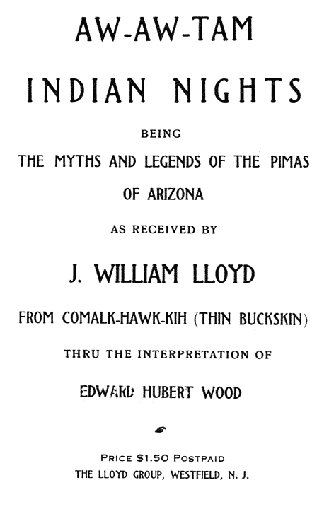 Original Title Page.