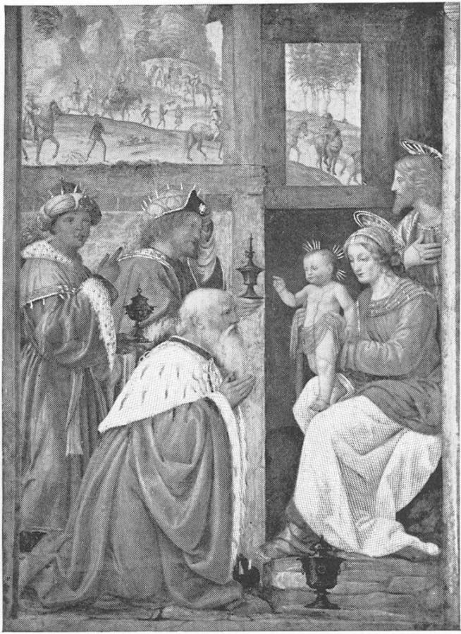 Adoration of the Magi.