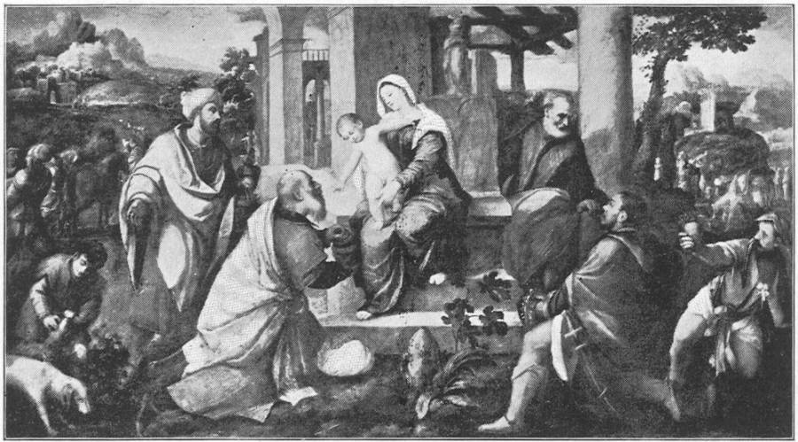 Adoration of the Magi.