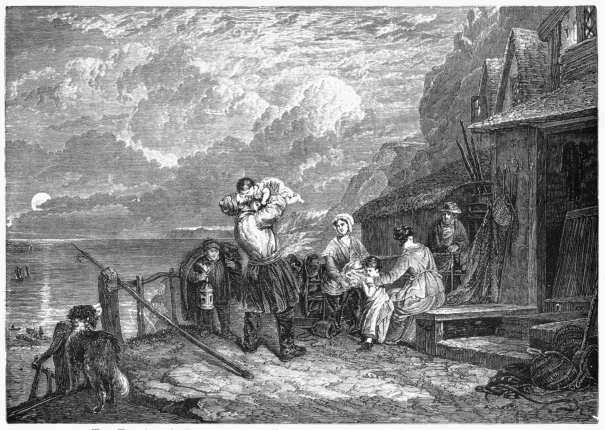 The Fisherman's Departure. By COLLINS. Painted in
A.D. 1826 for Mr. Morrison.