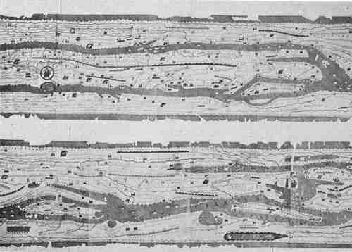 Sections of Peutinger Tables.