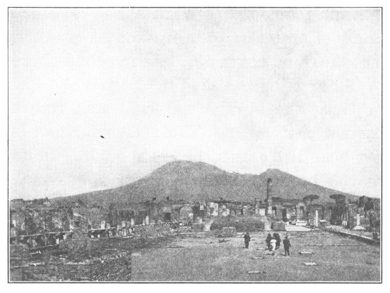 VESUVIUS SEEN FROM POMPEII