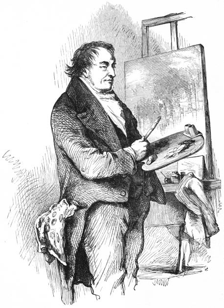 JOSEPH MALLORD WILLIAM TURNER.
From a sketch by John Gilbert.