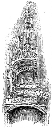 DETAIL, TOMB OF KING, GOSPEL SIDE OF HIGH ALTAR,
CATHEDRAL, TOLEDO