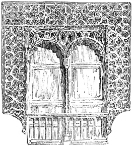 MOORISH WINDOW IN CASA DE MESA