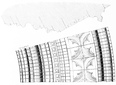DETAIL OF CIRCULAR WINDOW—BROLETTO, BRESCIA.