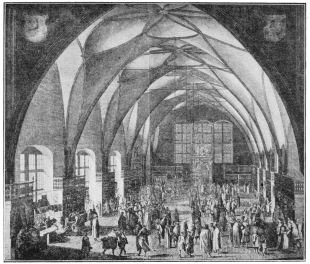 THE HALL OF VLADISLAV IN THE HRADCANY CASTLE