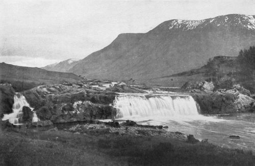 DEVIL'S MOTHER MOUNTAIN,
AASLEAGH FALLS, AND SALMON-LEAP ON ERRIFF
RIVER, COUNTY GALWAY