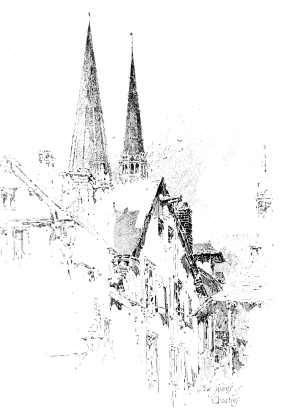 The Spires of Chartres