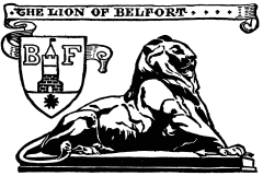THE LION OF BELFORT