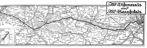 THE DIJONNAIS AND THE BEAUJOLAIS (Map)