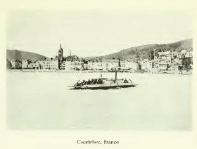 Caudebec, France river