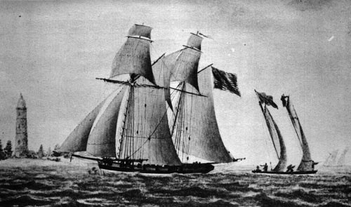 American Schooner off Coast of Virginia, 1794
