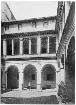 CHURCH OF SANTA MARIA DELLA PACE, ROME. CLOISTER.