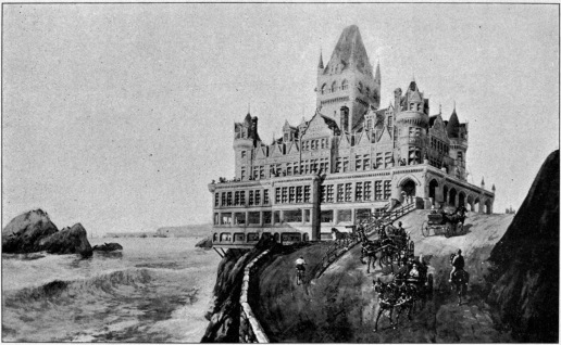 Image not available: NEW CLIFF HOUSE AND SEAL ROCKS, SAN FRANCISCO.