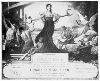 GOLD AND SILVER MEDALS AND DIPLOMAS

At the World Universal Expositions in Paris, 1900, and in Belgium, 1905,
for Bangerter’s Many Marvelous Inventions.