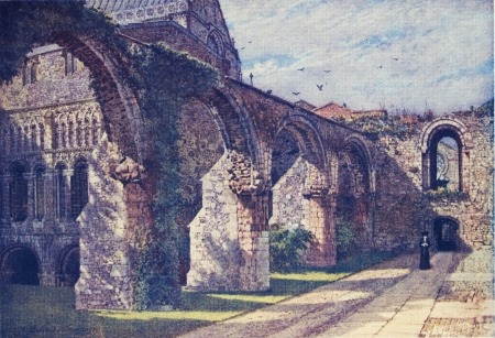 Image unavailable: RUINS OF THE INFIRMARY, CANTERBURY CATHEDRAL