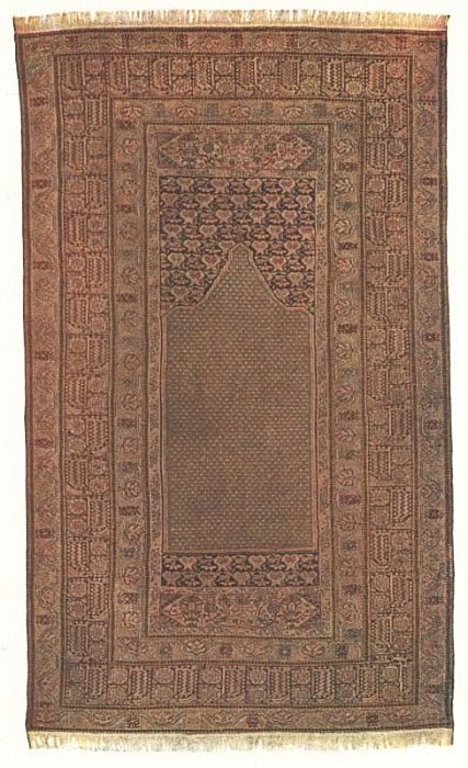 GHIORDES PRAYER RUG.