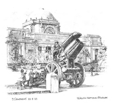 Image unavailable: Welch National Museum, & German 8" Howitzer.