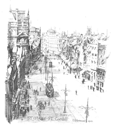 Image unavailable: St Mary Street, from Old Town Hall.