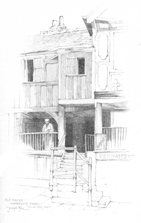 Image unavailable: OLD HOUSES WATERGATE St “UNCLE TOM'S CABIN.”