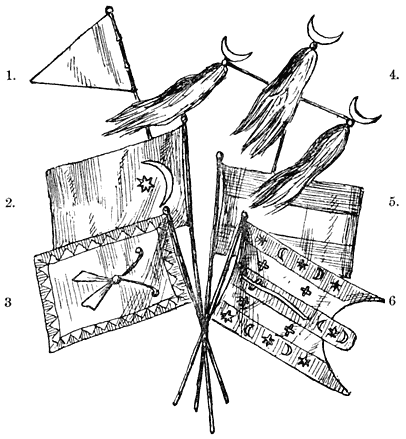 MUHAMMADAN STANDARDS. (A. F. Hole.)