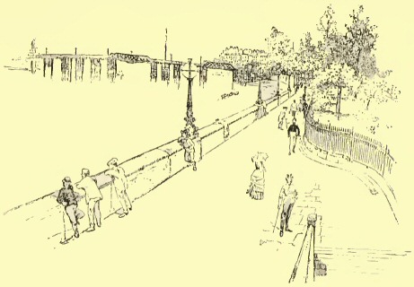 The Embankment and Old Battersea Bridge