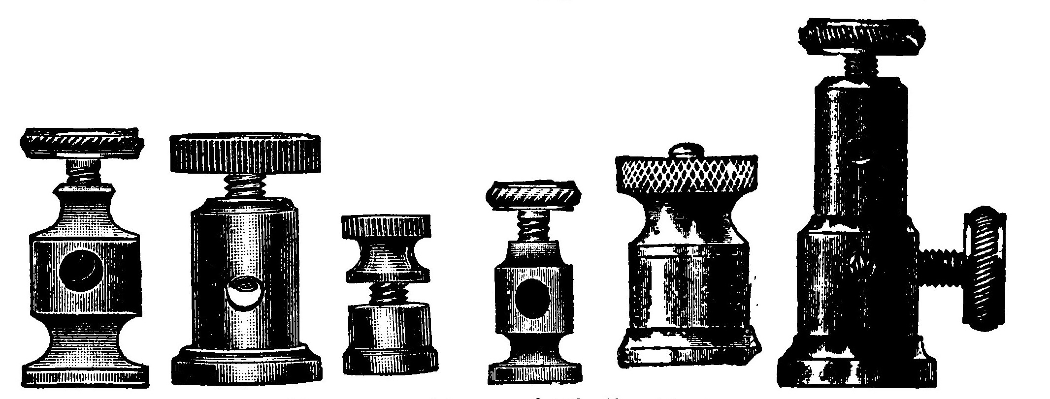 Fig. 92.—Types of Binding-Posts.